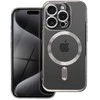 Dėklas Oem Case for iPhone 17 PRO MAX Electro Mag Cover compatible with MagSafe titanium-pilka