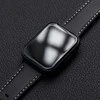 Forcell „Apple Watch“ dirželis AAD90 F-Design FA20 skylučių dirbtinės odos 38/40/41 mm, juodas