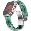FORCELL F-DESIGN FA04 marble textured resin apyrankė skirta Apple Watch 38 / 40 / 41 mm žalios spalvos