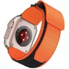 FORCELL F-DESIGN FA05 nylon apyrankė skirta Apple Watch 42 / 44 / 45 / 49 mm oranžinės spalvos
