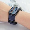 FORCELL F-DESIGN FA05 nylon apyrankė skirta Apple Watch 42 / 44 / 45 / 49 mm mėlynos spalvos
