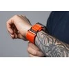 FORCELL F-DESIGN FA05 nylon apyrankė skirta Apple Watch 38 / 40 / 41 mm oranžinės spalvos