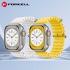 FORCELL F-DESIGN FA12 apyrankė skirta Apple Watch 42 / 44 / 45 / 49 mm geltonos spalvosw