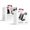 Forcell F-Energy 3in1 Simply Charge indukcinis įkroviklis, aliuminis, suderinamas su Apple Watch ir Samsung Watch, pilkas