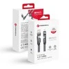 Laidas 4in1 USB C / USB A į USB C / Lightning Forcell F-Energy QC PD 3A 60W 1 m C241 chromuotas