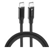 USB C į USB C laidas Forcell F-Energy QC4.0 PD 5A 100W E-mark / 4K / Thunderbolt / 20Gbit/s 1 m C391 juodas