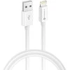 USB A tipo laidas su „Lightning“ jungtimi Forcell F-Energy MFi 2,4A 12W 1 m C703 baltas