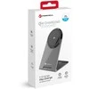 Belaidis įkroviklis Forcell F-Energy Flip Charge USB C Qi2 15W, suderinamas su MagSafe sidabrinis 0INT