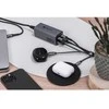 Desktop charger Forcell F-Energy GaN III 2 x USB C + 2 x USB A QC4.0 PD 5A 100W VT-49 pilka