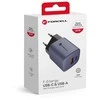 Įkroviklis Forcell F-Energy (1xUSB-C;1xUSB 3A 33W) juodas