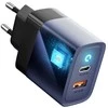 Įkroviklis Forcell F-Energy (1xUSB-C;1xUSB 4A 45W) juodas