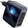 Telefono įkroviklis Forcell F-Energy GaN 3 x USB C + USB A QC4.0 PD 5A 100W VT-46 pilka