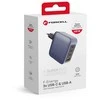 Telefono įkroviklis Forcell F-Energy GaN 3 x USB C + USB A QC4.0 PD 5A 100W VT-46 pilka
