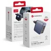Telefono įkroviklis Forcell F-Energy GaN 3 x USB C + USB A QC4.0 PD 5A 100W VT-46 pilka