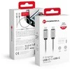 USB kabelis Forcell (C239) "USB-C (Type-C) to USB-C (Type-C)" (100W 5A) sidabrinis 1M