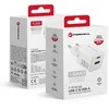 Telefono įkroviklis Forcell F-Energy Mini GaN III USB C + USB A QC4.0 PD 30W VT-35 baltas 0INT