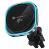Belaidis automobilinis telefono laikiklis, suderinamas su „Magsafe Forcell F-Grip Air Mag F-07 Qi2 15W“ oro išleidimo angos sidabrinas