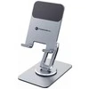 Desk holder for phone / tablet foldable Forcell F-Grip Fold Stand 2 360 pilka