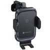 Wireless car phone holder Forcell F-Grip Grand F-24 15W air vent sidabrinis