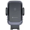 Wireless car phone holder Forcell F-Grip Grand F-24 15W air vent sidabrinis