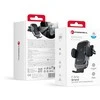 Wireless car phone holder Forcell F-Grip Grand F-24 15W air vent sidabrinis