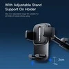 Car phone holder Forcell F-Grip Guardian windshield / dashboard juodas