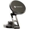 Magnetic car phone holder compatible with Magsafe Forcell F-Grip IronSecure windshield / dashboard juodas