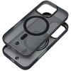 Dėklas FORCELL F-PROTECT lygiai su Dual Layer 4D technologija, suderinamas su kariniu kritimo testu skirtas Samsung Galaxy S25 PLUS dūminis juodos spalvos