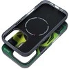 „iPhone 16 PLUS“ dėklas su „Forcell F-Protect Levels“ dvigubo sluoksnio 4D technologija, suderinamas su „Magsafe Military Drop-Test cyber žalias“.