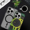 Dėklas FORCELL F-PROTECT Levels with Dual Layer 4D technology, Military Drop-Test suderinamas su MagSafe skirtas Samsung Galaxy S25 PLUS cyber žalios spalvos