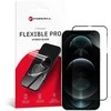 Hybrid glass to iPhone 12 PRO MAX Forcell Flexible 5D juodas