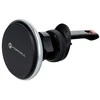 Belaidis automobilinis įkroviklis-laikiklis Forcell (HS2) (MagSafe 15W) tvirtinamas ant ventiliacijos grotelių juodas