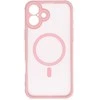 Oem Originalus „iPhone 16 PLUS“ matinis „Mag“ dėklas, suderinamas su „MagSafe“, šviesiai rožinis