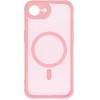 Dėklas Oem Case for iPhone 16e (SE 4 2025) / 17e Full Matte Mag Cover compatible with MagSafe light pink