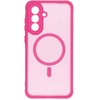 Oem FULL MATTE MAG COVER dėklas suderinamas su MagSafe skirtas Samsung Galaxy A56 rožinės spalvos