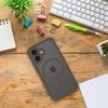 Oem FULL MATTE MAG COVER dėklas suderinamas su MagSafe skirtas Samsung Galaxy S25 Plus rudos spalvos