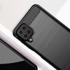 Reach Dėklas Carbon Lux Samsung A125 A12/M127 M12 juodas