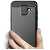 Oem CARBON dėklas skirtas Samsung Galaxy A6 ( A6 2018 ) juodos spalvos