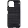 Forcell Oem CARBON dėklas skirtas Xiaomi Mi 11 Lite 5G / Mi 11 Lite LTE ( 4G ) / Mi 11 Lite NE juodos spalvos