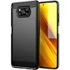 Reach Dėklas Carbon Lux Xiaomi Poco X3/Poco X3 NFC/Poco X3 Pro juodas