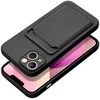 Dėklas Forcell CARD case for IPHONE 13 juodas