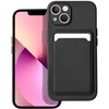 Dėklas Forcell CARD case for IPHONE 13 juodas