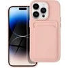 Dėklas Forcell Oem Case for iPhone 14 PRO Card Case pink