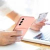 Oem Dėklas CARD skirtas Samsung Galaxy A35 5G rožinės spalvos