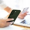 Oem CARD Dėklas skirtas Samsung Galaxy A35 5G žalios spalvos