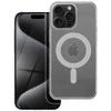 MyScreen Originalus „iPhone 15 PRO MAX“ dėklas, skaidrus „Mag“ dangtelis (STR), suderinamas su „MagSafe“ permatomu dangteliu.