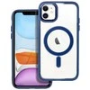 OEM dėklas, skirtas iPhone 11 Color Edge Mag Cover, suderinamas su MagSafe mėlynas