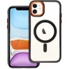 Dėklas Oem Case for iPhone 11 Color Edge Mag Cover compatible with MagSafe juodas-auksinis