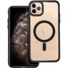 Dėklas Oem Case for iPhone 11 PRO MAX Color Edge Mag Cover compatible with MagSafe juodas