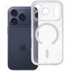 Dėklas Oem Case for iPhone 17 PRO Clear Mag Cover (STR / CAMERA PROTECTION) compatible with MagSafe transparent glitter